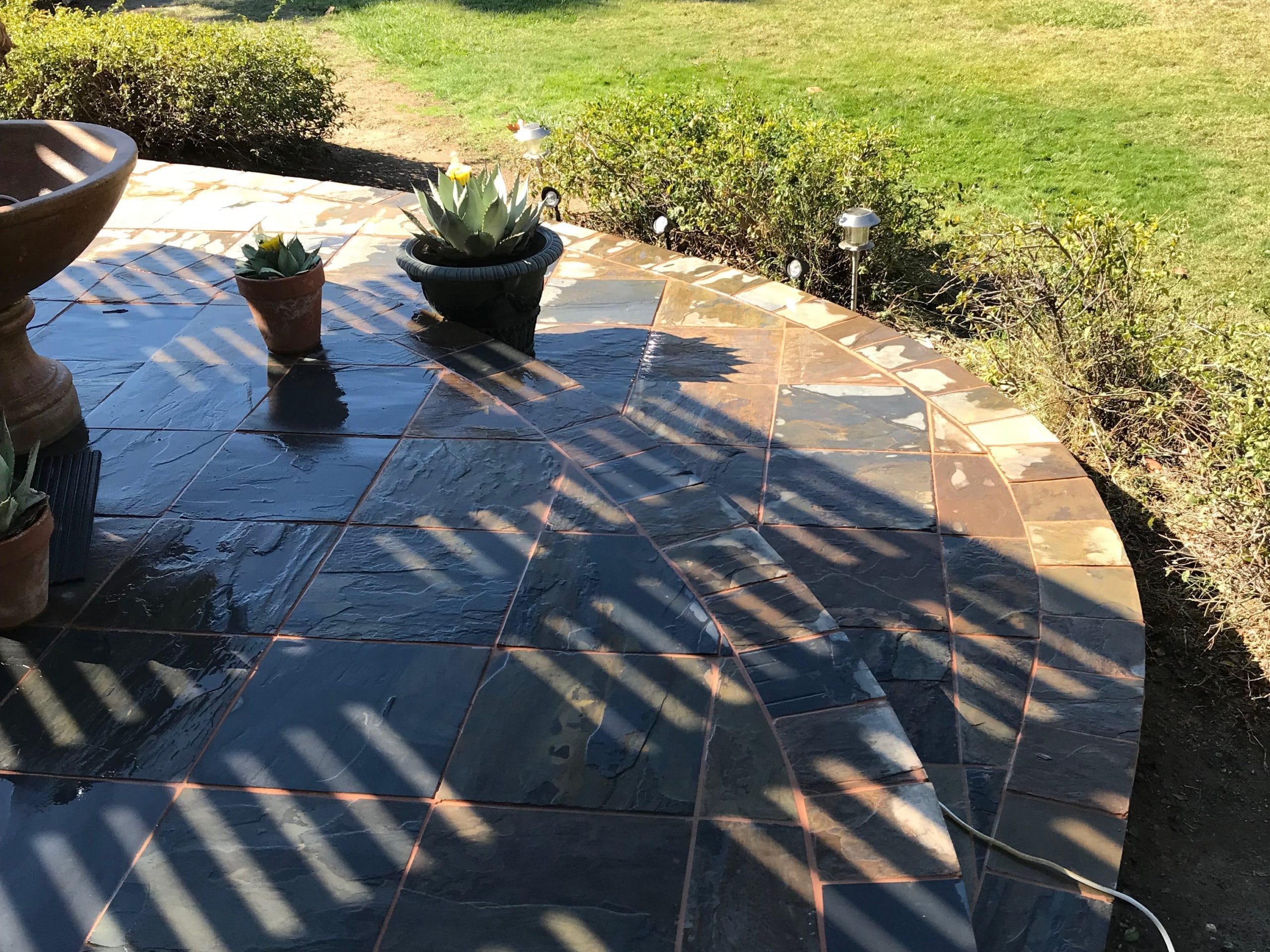 this image shows retaining walls in Moreno, California