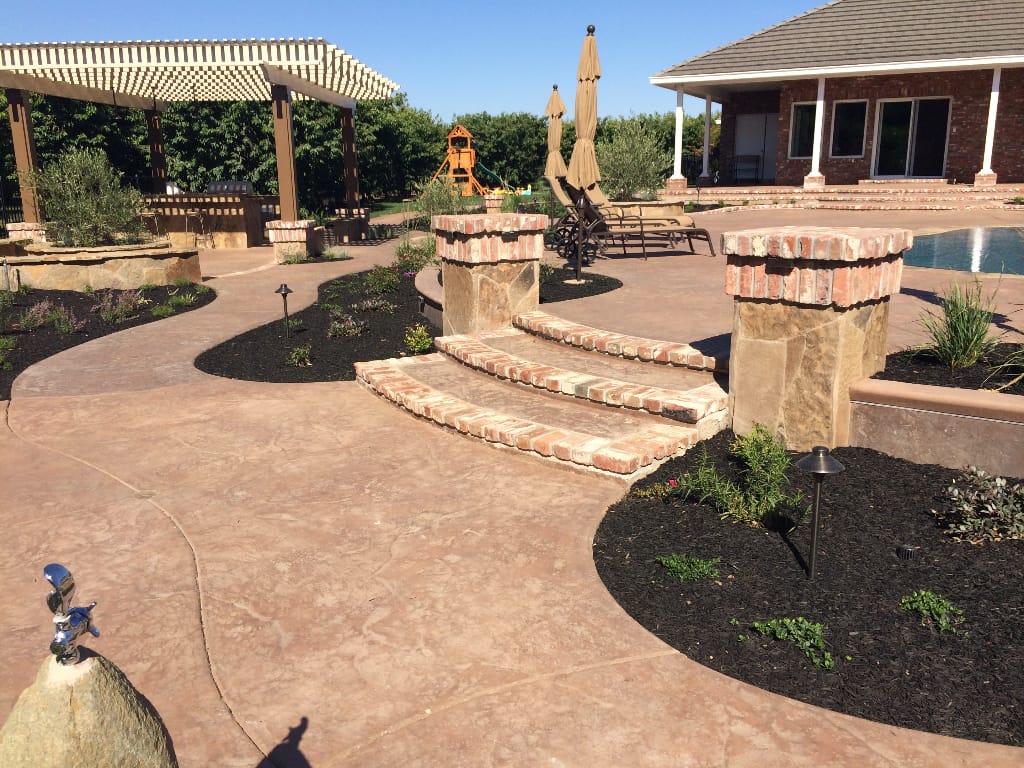 this image shows stone masonry in Moreno Valley, California