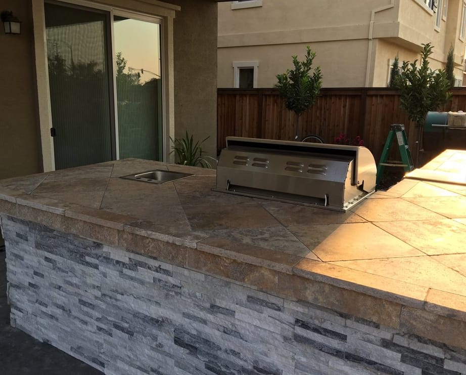 this is a picture of Moreno Valley concrete countertop